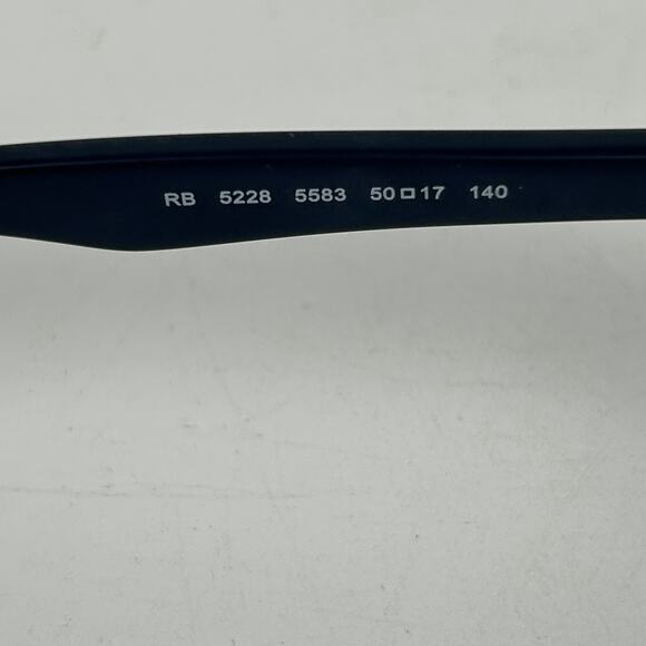 Ray-Ban RB 5228 Eyeglasses Womens Black Acetate Square Frame 50-17-140 mm - Picture 10 of 11